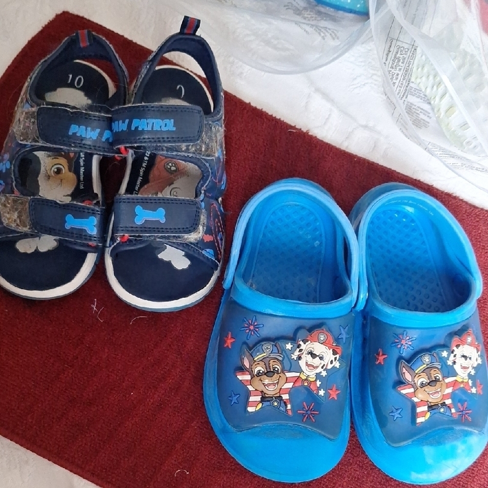 Paw Patrol Kids Navy and Light Blue Sandals and Clogs